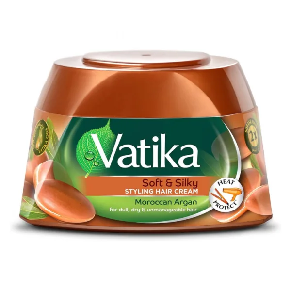 Vatika Naturals مرطب Hair بلسم كريم with Argan for Dry & Unmanageable Hair