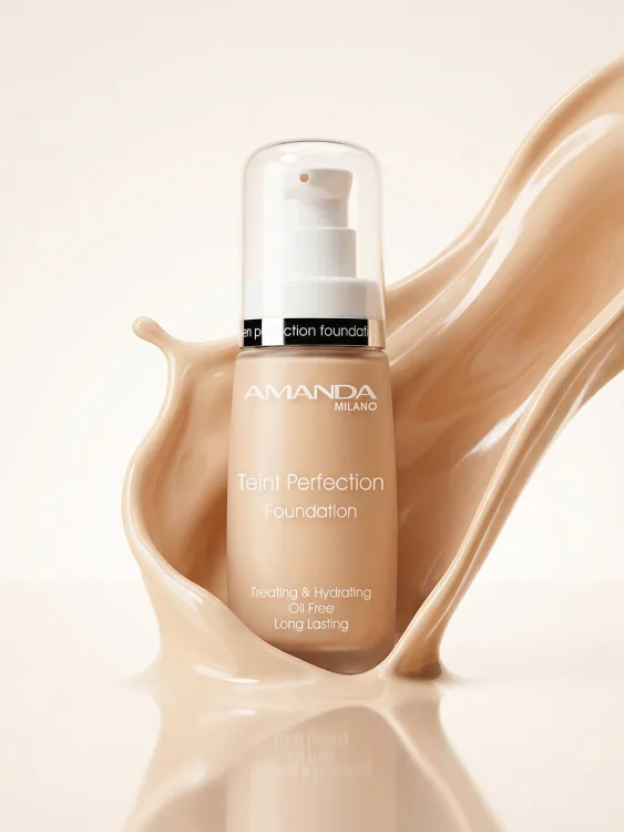 Amanda Milano Teint Perfection Treating & مرطب ومغذي Liquid Foundation SPF11 25 - زيت free
