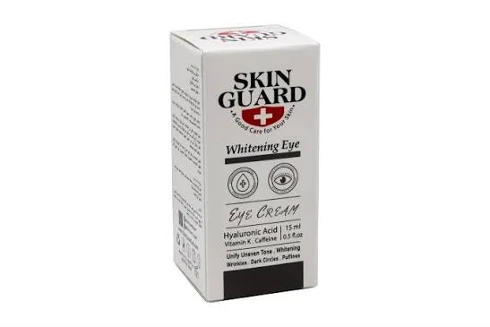 Skin Guard تفتيح Toning & Anti-Wrinkle Eye كريم with حمض الهيالورونيك فيتامين K & Caffeine for All Skin Types - parabens free animal testing free silicone free