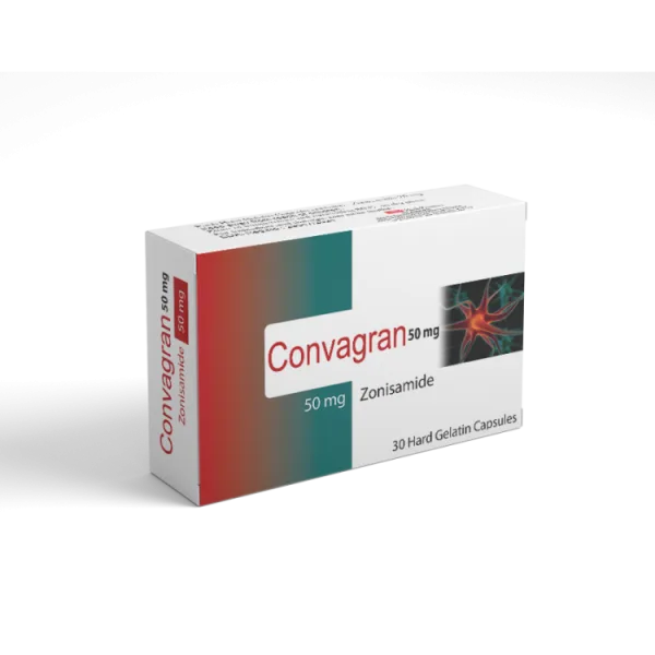 Convagran 50 مجم Zonisamide Hard Gelatin كبسولات
