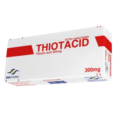 Thiotacid Original 300 مجم Alpha Lipoic Acid Nervous System Glucose Metabolism & Antioxidant مكمل غذائي