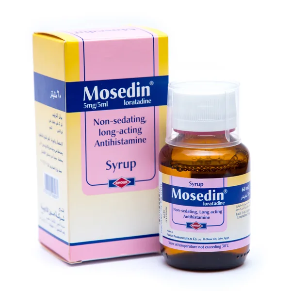 Mosedin 5 مجم/5 مل Loratadine Antihistamine Non-Sedating شراب